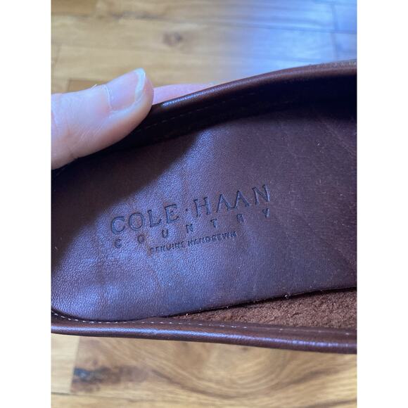 Cole Haan Horsebit Loafers Flats Shoes Womens Size 8.5 N Brown Leather Slip On - Picture 7 of 8